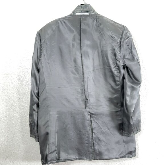 Hickey Freeman T-Model 100% Worsted Wool Houndstooth Check Blazer Men's Size 42R - Picture 15 of 15